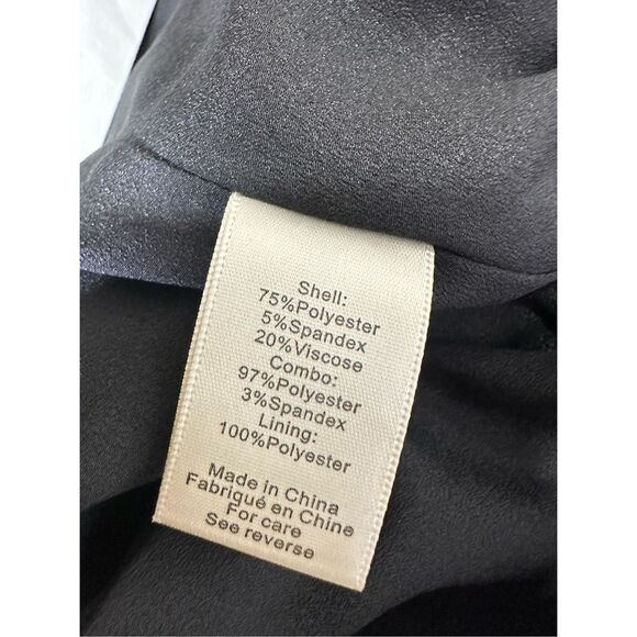 Ronny Kobo Kane Satin Bow Column Cocktail Dress Medium $698 - Picture 10 of 11